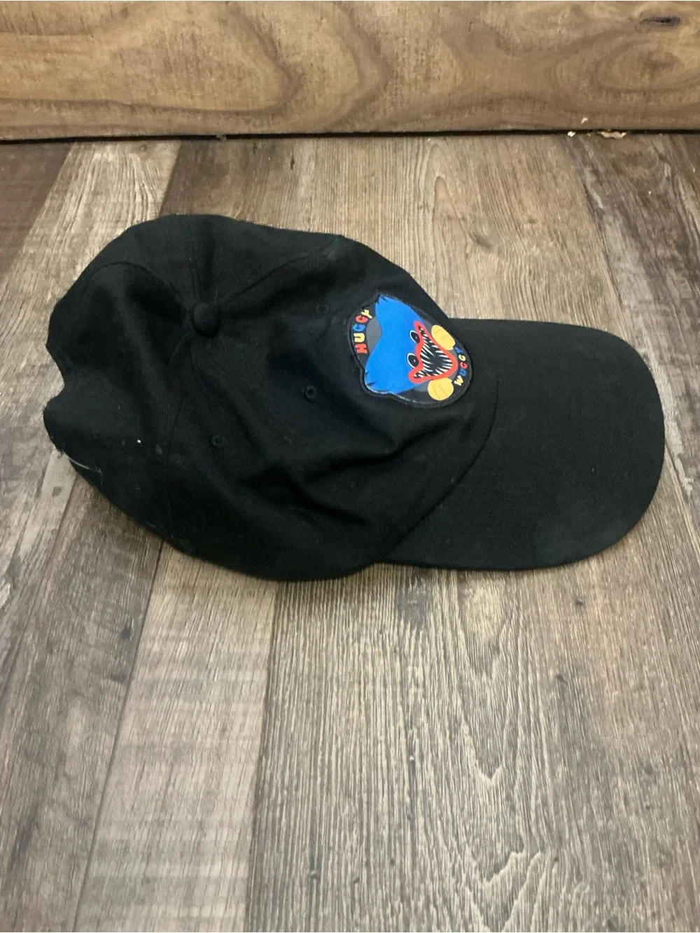 Poppy Playtime Huggy Wuggy Culturefly Official Baseball Cap Hat Black Logo